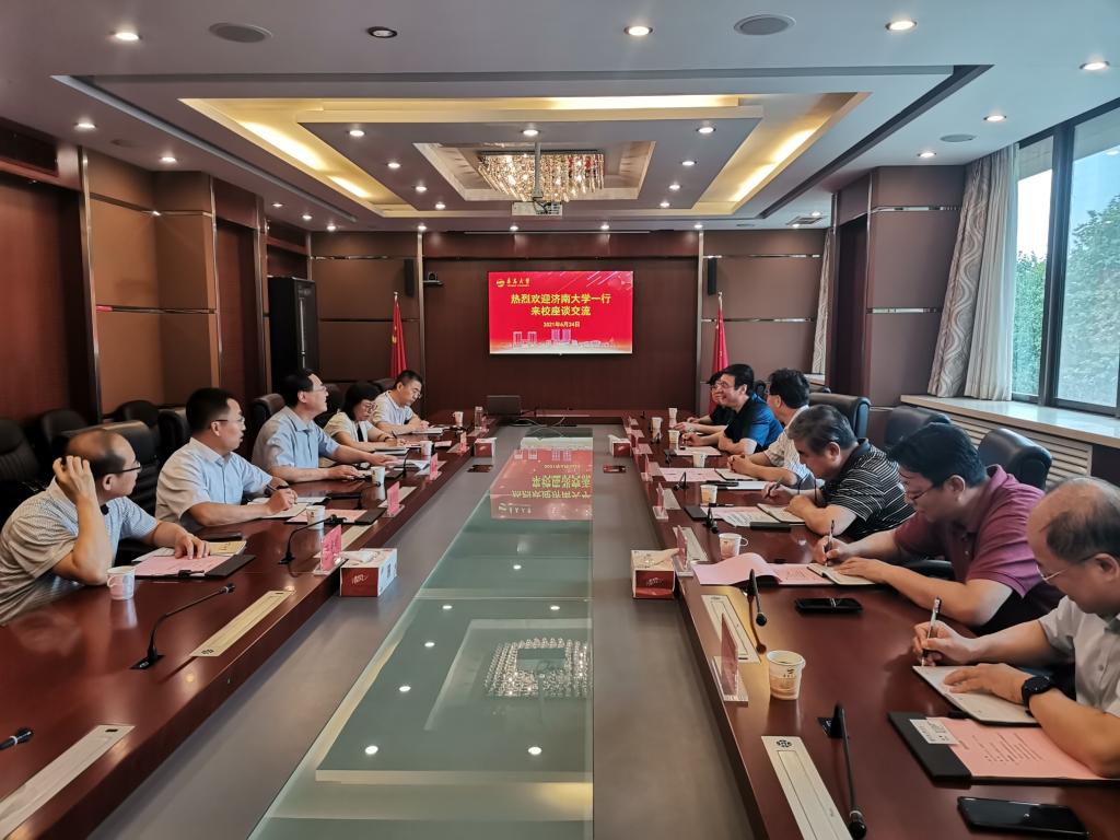 济南大学一行来访beat365官网